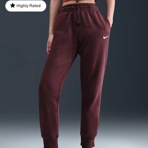 Nike Sportswear Phoenix Fleece Maroon Jogger Sweatpants